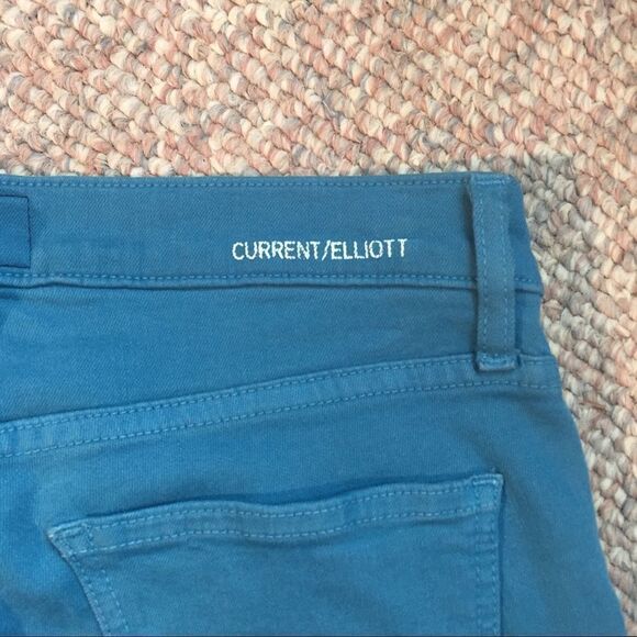 Current/Elliott The Ankle Skinny Blue Canteen Jean - Picture 8 of 8